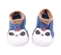 Generisch Scarpine primi passi per bambini e ragazze, scarpe da ginnastica morbide, leggere, comode, calde, scarpe da ginnastica, Blu, 22 EU