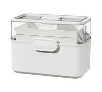 Generisch Scatola organizer a 3 livelli per oggetti creativi | - Organizer portatile per il fai da te e l'arte, per adulti, donne, uomini, anziani