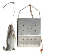 Generisch Scatola per esche da pesca, posizionamento fisso, cestino per | Scatola leggera per esche con facile rilascio per pesci da laghetto e cattura di gatti