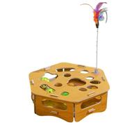 Generisch Scatola per puzzle antigraffio per gatti - antigraffio per bambini | Gattini Puzzle Box | Per gli amanti degli animali domestici per giocare in casa, camera da, soggiorno, studio e