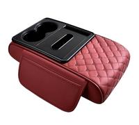 Generisch Scatola portaoggetti per braccioli auto, imbottitura rialzata per braccioli auto, rivestimento rialzato, rivestimento per braccioli in pelle PU, organizer per interni auto, copertura per
