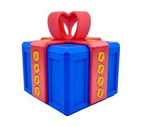 Generisch Scatola regalo 3D di Natale e compleanno, divertente con sorpresa a dito medio, per bambini e adulti, adatta per anelli, caramelle, piccole sorprese