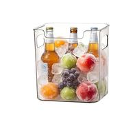 Generisch Scatole per congelatore, scatole trasparenti per alimenti per frigorifero, organizer per armadietto da cucina, per genitori, casa, appartamento, hotel, caffè, garage, carne