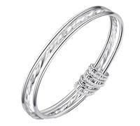 Generisch Scelta Donne Coppia Anelli Stilish Oro Plated Vietnamese Oro Bangle For Larghezza Larghezza Acciaio Anelli, Taglia unica, Metallo