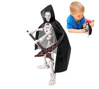 Generisch Scheletro - Action Figura da collezionista - Statua scheletrica moderna horror | Busto demone, zombie, modello da guerriero, decorazione giocattolo cattivo, decorazione per display