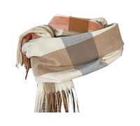 Generisch Sciarpa di lana di cachemire sciarpa da uomo, caldo, morbido, grande coperta, sciarpe set a maglia sciarpa con istruzioni, b, A