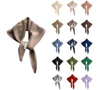 Generisch Sciarpa triangolare in lana lavorata a maglia, sciarpa triangolare da donna, sciarpa lavorata a maglia, multifunzionale, calda, lavorata a maglia, modello a tinta unita, sciarpa leggera