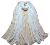 Generisch Scopa A Vapore Salviette Triangolo Sciarpa Bianco Allungata Sciarpa Sciarpa Sciarpa Delle Signore Scialli, come indicato, Taglia unica