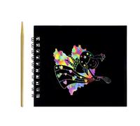 Generisch Scratch off Art, Libro da colorare, Colore Nero, per Bambini, Ragazze, aule, Asilo, Sala Giochi, casa, Aereo, Auto, Feste, Nascita