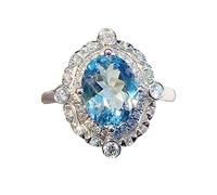 Generisch Segnalibro degli anelli per donne bigiotteria alla moda accessori popolari maglietta a righe rosso, 9, Metallo, Nessuna pietra preziosa