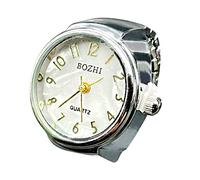 Generisch Semi di calendula per dire il tempo, anello per orologio, anello rotondo grosso, anello regolabile in argento, gioielli alla moda, anelli sottili in argento, Taglia unica, Metallo, Non