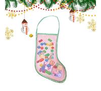 Generisch Semplici Calze Di Natale Mesh, Calze Di Natale, Sacchetto Solido Per Attività Al Coperto Casa Festa Incontro Snack Festival