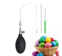 Generisch Semplici strumenti per soffiatore d' per lo svuotamento delle uova, pompa per uova e trapano, con un foro, set di decorazioni per creatori di uova di Pasqua