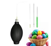 Generisch Semplici strumenti per soffiatore d' per lo svuotamento delle uova, pompa per uova e trapano, con un foro, set di decorazioni per creatori di uova di Pasqua
