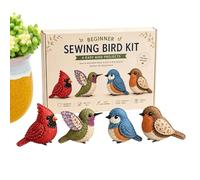 Generisch Set da cucito in feltro, simpatico animale in feltro | Kit da cucito fai da te per adolescenti e adulti, come decorazione da scrivania, libreria, progetti fai da te e regali per