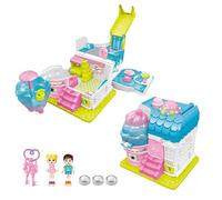 Generisch Set da gioco per bambini piccoli, principessa, castello magico e , giocattolo musicale, gioco di ruolo con n, casa delle bambole da sogno per bambini a partire 3 anni in su