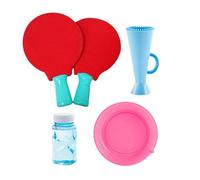 Generisch Set da parete con bolle, Big Bubble Toy, 7,48 x 4,72 pollici, in ABS con solution, accessorio per giardino all'aperto, strumento per la famiglia Summer Activity con design portatile, Lawn