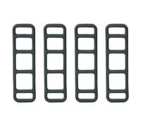 Generisch Set di 12 per Bicicletta in Silicone, per fanali retrovisori, estensibili e Resistenti alle intemperie, da 0,3 a 5,8 g per Pezzo