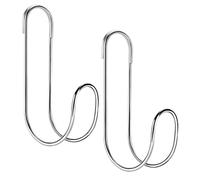 Generisch Set di 2 ganci in acciaio inox, 9 pollici, montati a parete, per narghilè organizer, resistente alla ruggine, per prato, giardino, garage, applicazioni esterne