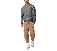 Generisch Set di 2 giacche da uomo, da jogging, con arma aerea, alla moda, pratici, adatti per l'autunno, per il tempo libero, per il tempo libero, grigio., S