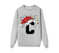 Generisch Set di 3 magliette per famiglie con motivo natalizio festoso, comodo scollo rotondo, per genitori e bambini, come elegante abbinamento, grigio., M