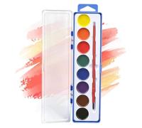 Generisch Set di 8 colori ad acquerello lavabili per la scuola