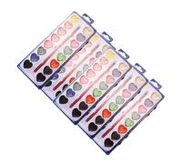 Generisch Set di acquerelli a forma di cuore, per acquerelli, lavabili, a forma di cuore, acquerello, per principianti, acquerello professionale, set da pittura per studenti (rosso C)