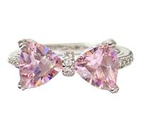 Generisch Set di anelli in argento da donna, anello a goccia, anello alla moda, anello per compleanno, fidanzamento, anniversario, misura 610, colore nero, Taglia unica, plastica, Non pietra preziosa