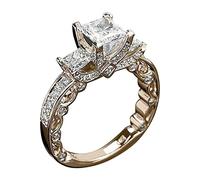 Generisch Set di anelli Veret Anello Squisito Semplice Bigiotteria Accessori Popolari Pipe Di Anelli, 10, Metallo, Nessuna pietra preziosa