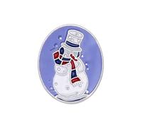 Generisch Set di attrezzi per gioielli, spille natalizie, spille per albero di Natale, campane, pupazzo di neve, spille per donne, decorazioni natalizie, gioielli per la creazione di gioielli (F