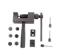 Generisch Set di attrezzi per la riparazione della catena, per rivettatori, multifunzione, per terreni, montagna, strada, moto, officina in viaggio