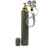 Generisch Set di bombola a gas a elio, 8 litri, 1,1 m3, palloncino da 150 bar, decorazione completa per palloncini