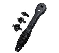 Generisch Set di chiavi a cricchetto, chiave per mandrino e chiave mandrino in set portatile, chiavi multifunzione per riparazione elettronica auto, installazione di emergenza domestica