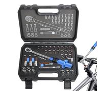 Generisch Set di chiavi dinamometriche per bicicletta, azionamento da 1/4 di pollice, regolabile, set di chiavi dinamometriche per la manutenzione della bicicletta, per stringere manubrio, reggisella