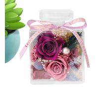 Generisch Set di decorazioni artificiali, bottiglia di profumo per San, artificiale, ed elegante decorazione per scrivania, libri e comodini