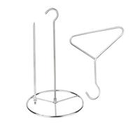 Generisch Set di griglia Verticale per, in Acciaio, con Gancio di Sollevamento, per friggitrice, per Il Giorno del Ringraziamento, per Picnic, Campeggio, riunioni di Famiglia, Vacanze