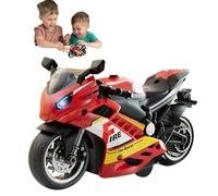 Generisch Set di mini scooter per adulti - Mini scooter giocattolo per bambole con design realistico | Mini scooter Toy Doll Featuring Colorful Lights and Sounds | Kids Motorcycle Ride On Toys Fun and
