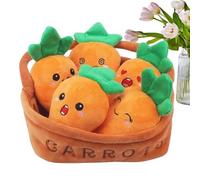 Generisch Set di peluche pasquale - , , pulcini, fragole, peluche | 25 cm morbido cotone PP, cuscino reversibile con chiusura lampo, regalo per bambini e ragazze