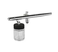 Generisch Set di pistole a spruzzo da 0,35 mm Dual Kinetic Energy per modelli di tatuaggi e manicure, con tre pentole e tubo del gas