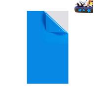 Generisch Set di riparazione XXL per piscina, 125 x 85 cm, autoadesivo e impermeabile, extra large in vinile, per piscina e piscina, kit di riparazione blu contro fori e crepe, qualità professionale