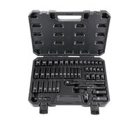 Generisch Set di socket - Ratchet Drive Sockets Wrench | 3/8 Auto Repair Ratchet Set di 47, Socket Kit with Bits Metric 72 Teeth Ratchet Wrench for Home Plumbing Work Motorcycle Construction Site