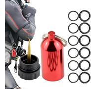 Generisch Set per immersioni - lega di alluminio, mini corpo del serbatoio, design resistente alla corrosione | naturale 12 pezzi e set di ricambio di alta qualità, per bottiglie