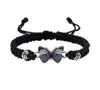 Generisch Set per la creazione di braccialetti per ragazze con cordino regolabile a farfalla, per donne, graziosi braccialetti con ciondoli a farfalla, organizer per gioielli, Taglia unica, Rocca di