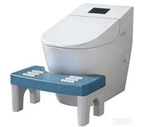 Generisch Sgabello WC per adulti, pieghevole, per WC con ruote massaggianti, per un sano, per gonfiore, costipazione, sindrome dell'intestino irritabile