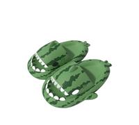 Generisch Shark Slides,Unisex Women Men Shark Slippers,Open Toe Slides Non-Slip Bath Slippers, anguria, 40/41 EU