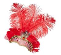 Generisch Showgirl - Accessorio per capelli per ragazze, accessorio per la pulizia della testa, stile vintage, per matrimoni, feste, carnevale, festival, balli in maschera ed eventi cocktail