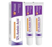 Generisch Siero di acido azelaico, 12% crema di acido azelaico con acido ialuronico niacinamide per viso, crema viso, equilibrio, levigante pelle sensibile, 20 g (M, 2 pezzi)