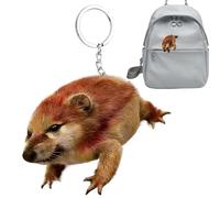 Generisch Simpatico portachiavi con cane, giocattolo sensoriale, per specchietto retrovisore, cellulare, bagagli, zaino, borsa a tracolla, viaggi, scuola, signore,