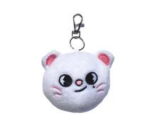 Generisch Sk-zoo Portachiavi in peluche 'STAY' mini portachiavi 9 cm stray-kids Wolf Chan Han Quokka Bbokari portachiavi ciondolo, Jiniret, 9 CM