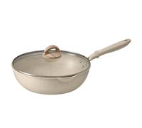 Generisch Skillet non stick - 18 pollici antiaderente Skillet | Iron Coated Pan - Healthy Cookware con manico ergonomico compatibile con utensili multipli per stir frying stewing simmering meals
